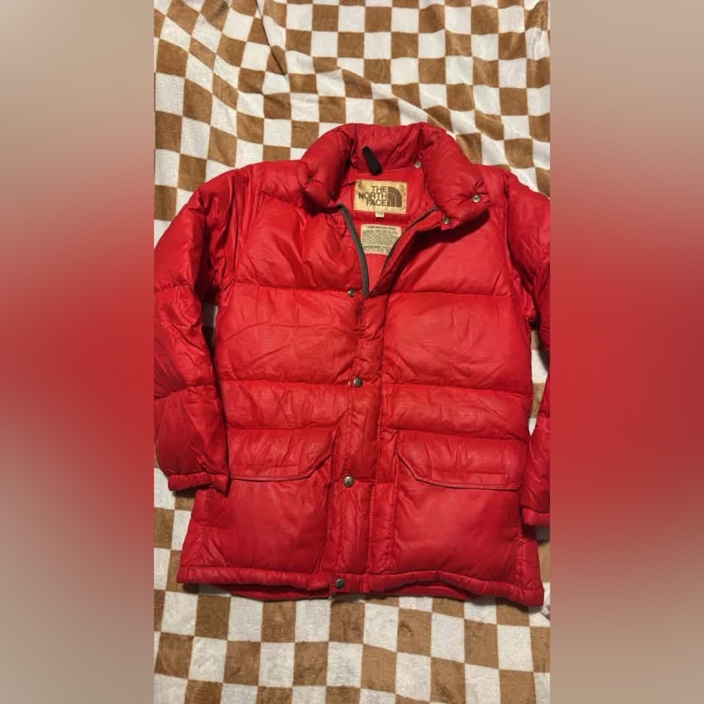 Vintage North Face Women’s Red Puffer Coat
